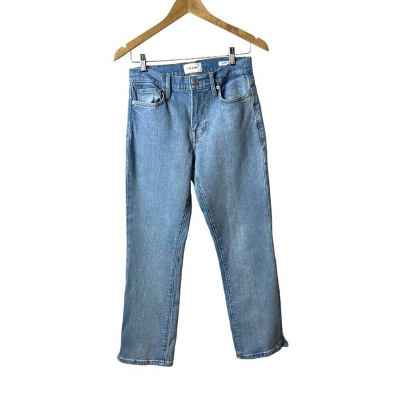 Frame le high‎ straight blue jeans women’s size 27 - Picture 1 of 10